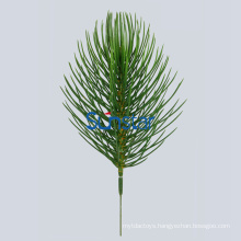 Artificial Christmas Twig PE Plastic Jumbo Pine Pick Artificial Plant for Holiday Decoration (49112)